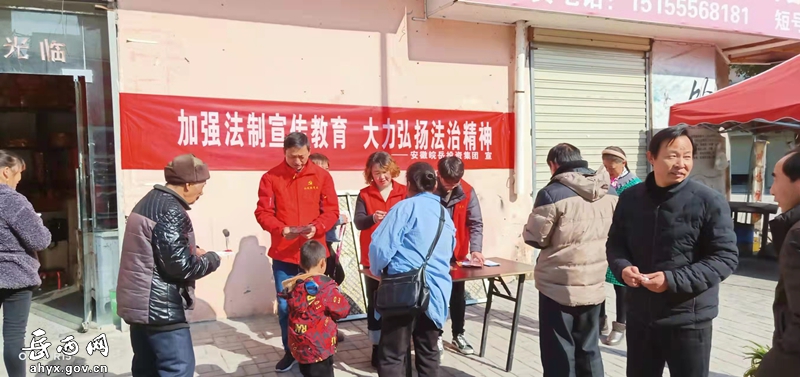 皖岳集团到菖蒲村开展乡村振兴法治宣传讲座