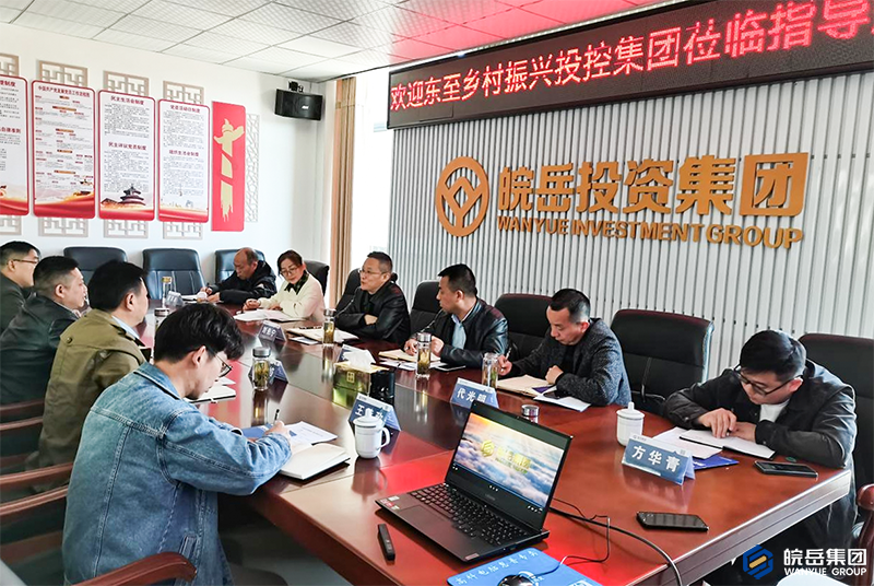 东至县乡村振兴投资控股集团来岳西考察