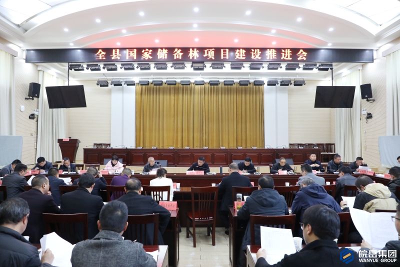 全县国家储备林项目建设推进会召开