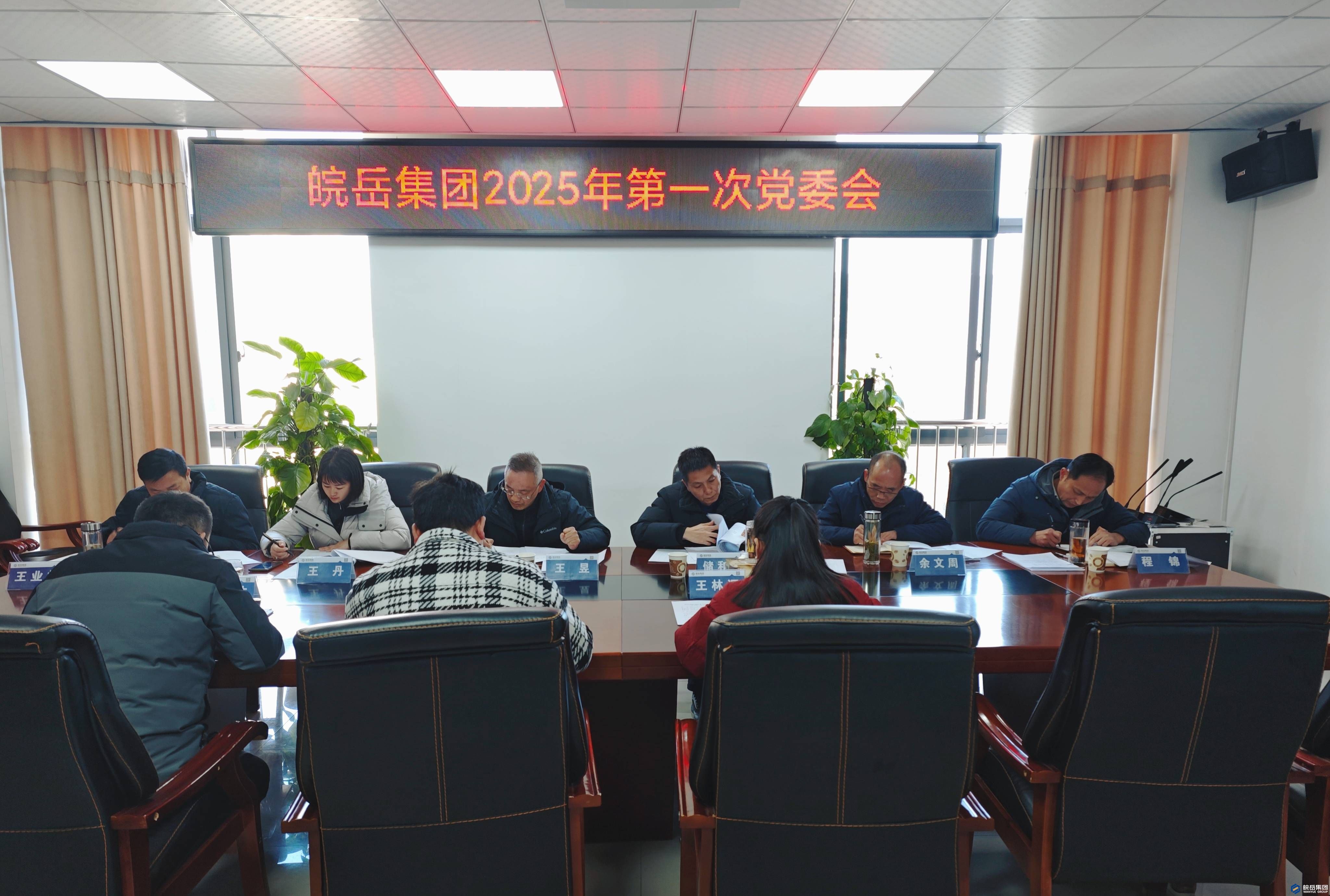 皖岳集团召开2025年第一次党委会